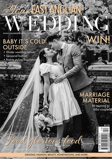 Cover of the December/January 2022/2023 issue of Your East Anglian Wedding magazine