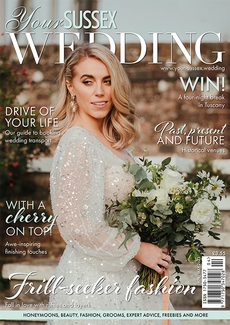 Cover of the April/May 2023 issue of Your Sussex Wedding magazine