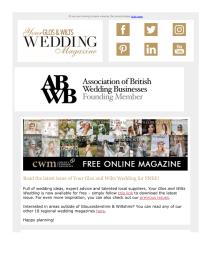 Your Glos & Wilts Wedding magazine - January 2023 newsletter