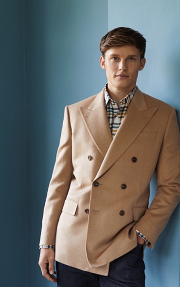 Check out Chester Barrie's new baby camel jacket: Image 1