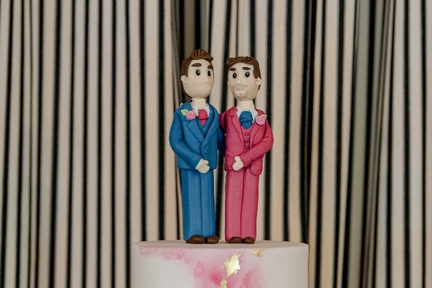 Groom and groom cake topper