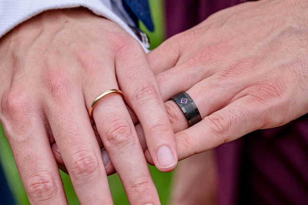 Both groom's rings