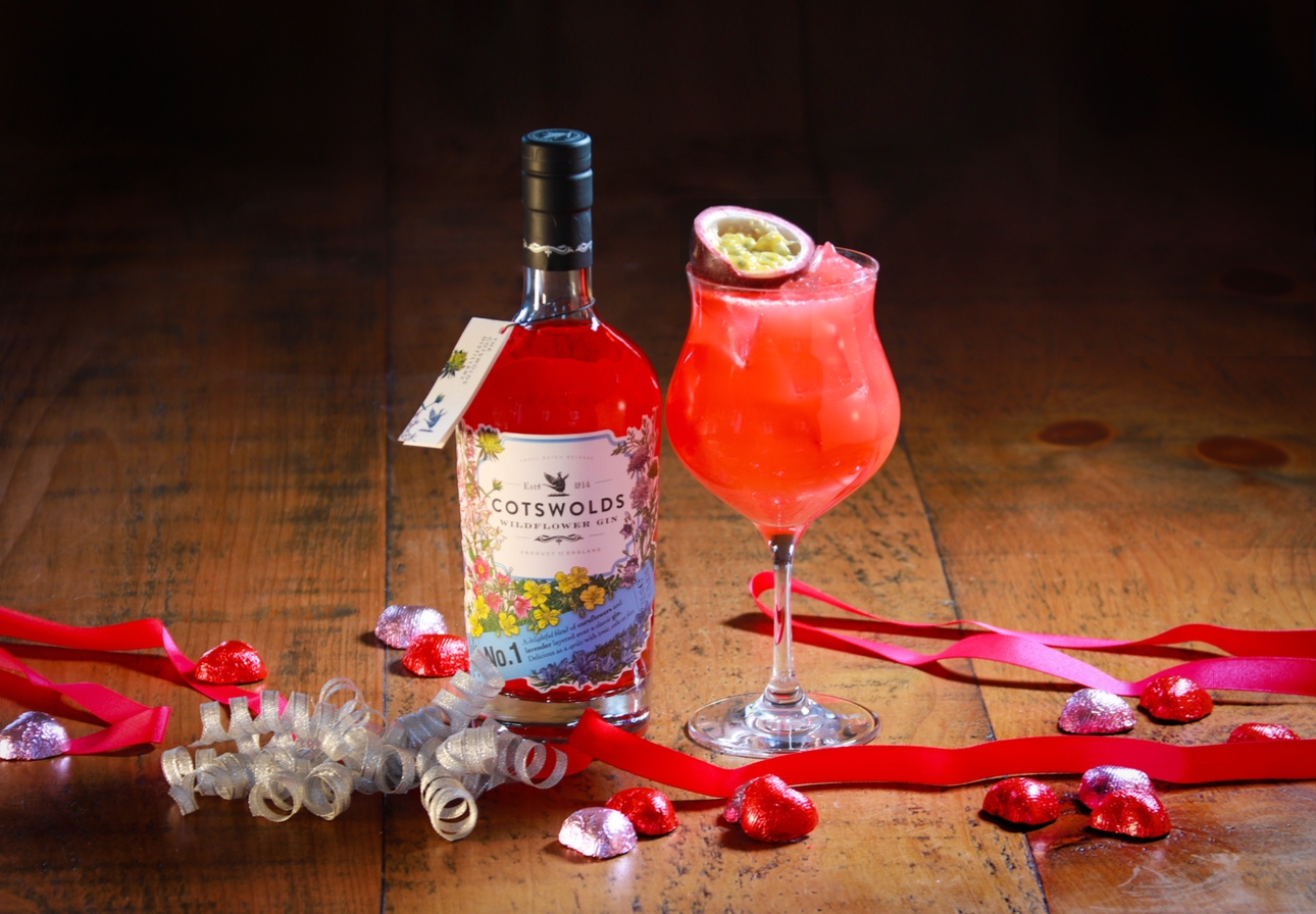 Wild Passion Spritz cocktail from the Cotswolds Distillery