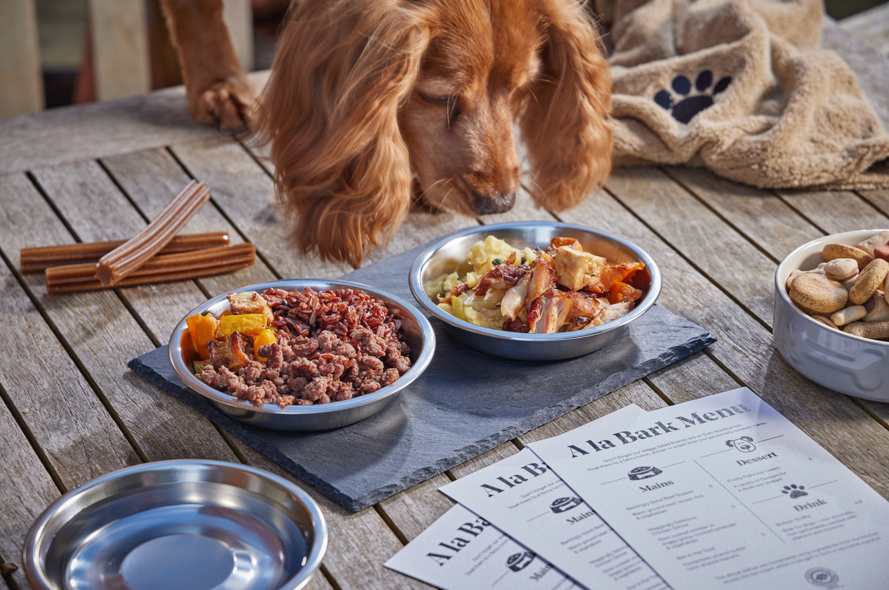 Luxury Family Hotels' newly launched Waggy Tails Tea Time and A La Bark menu