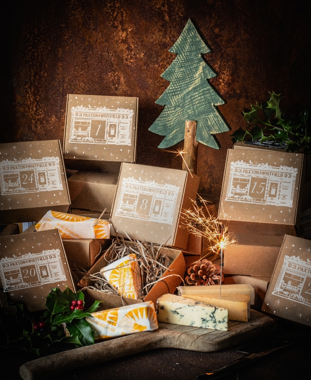 The new Artisan Cheese Advent Calendar 2022 from Paxton & Whitfield
