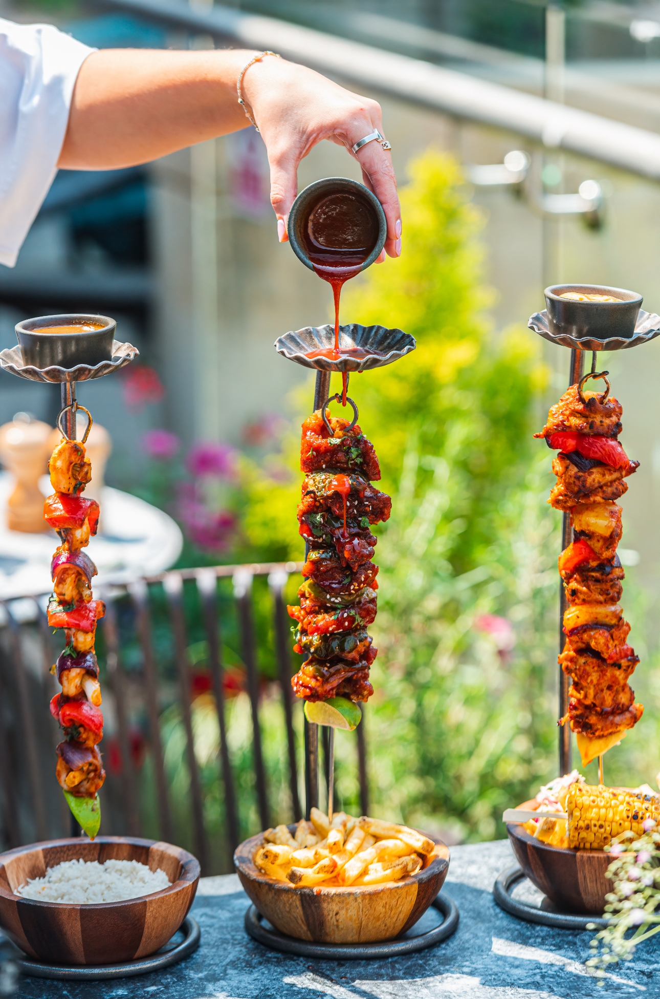 The Botanist launches summer menu packed with vegan options and these hanging kebabs