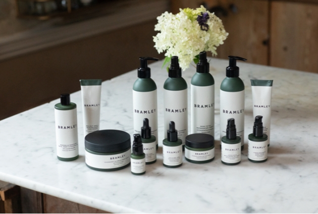 Wiltshire-based beauty brand Bramley products